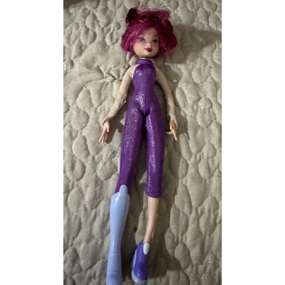 Winx Club Tecna Magic Transformation Doll Mattel 2004 IncompletE Vintage Rare